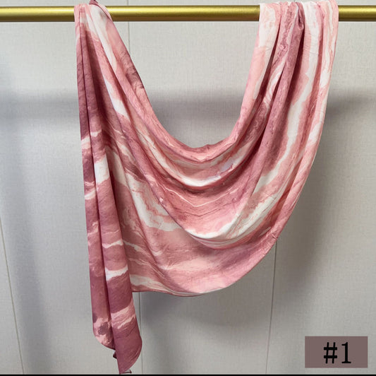 Printed Italian Cloud Cotton Hijab - Sedona