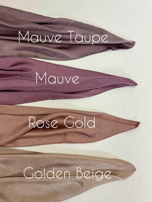 Premium Crinkle Crepe Satin Hijab