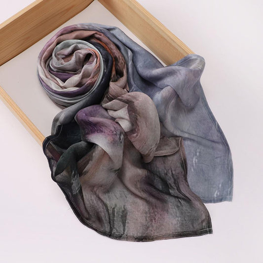 Printed Modal Hijab - Watercolor