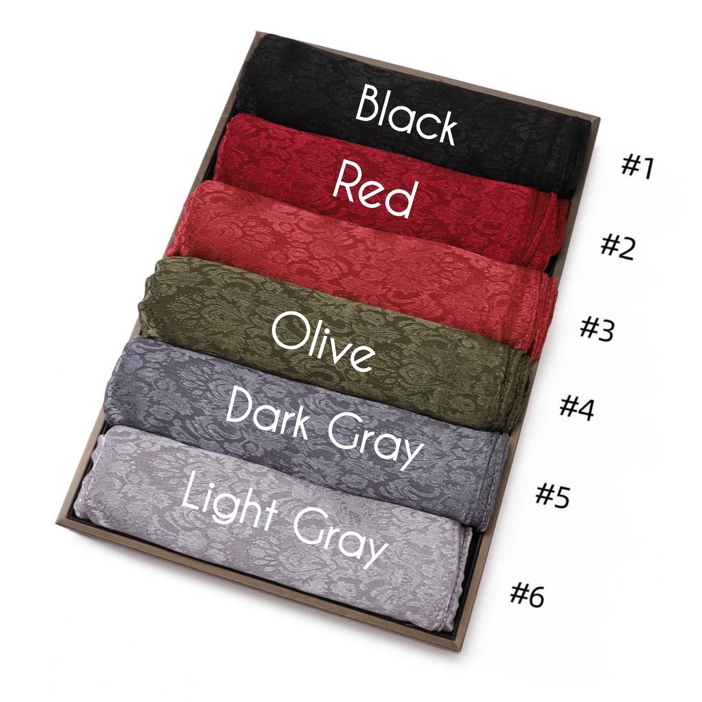 Premium Textured Crepe Satin Hijab