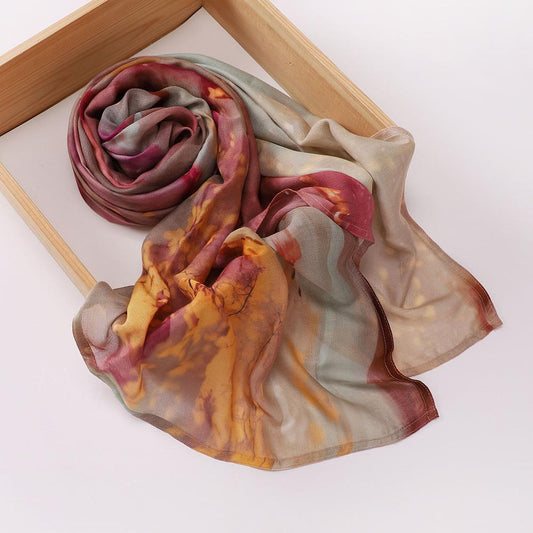 Printed Modal Hijab - Sunset