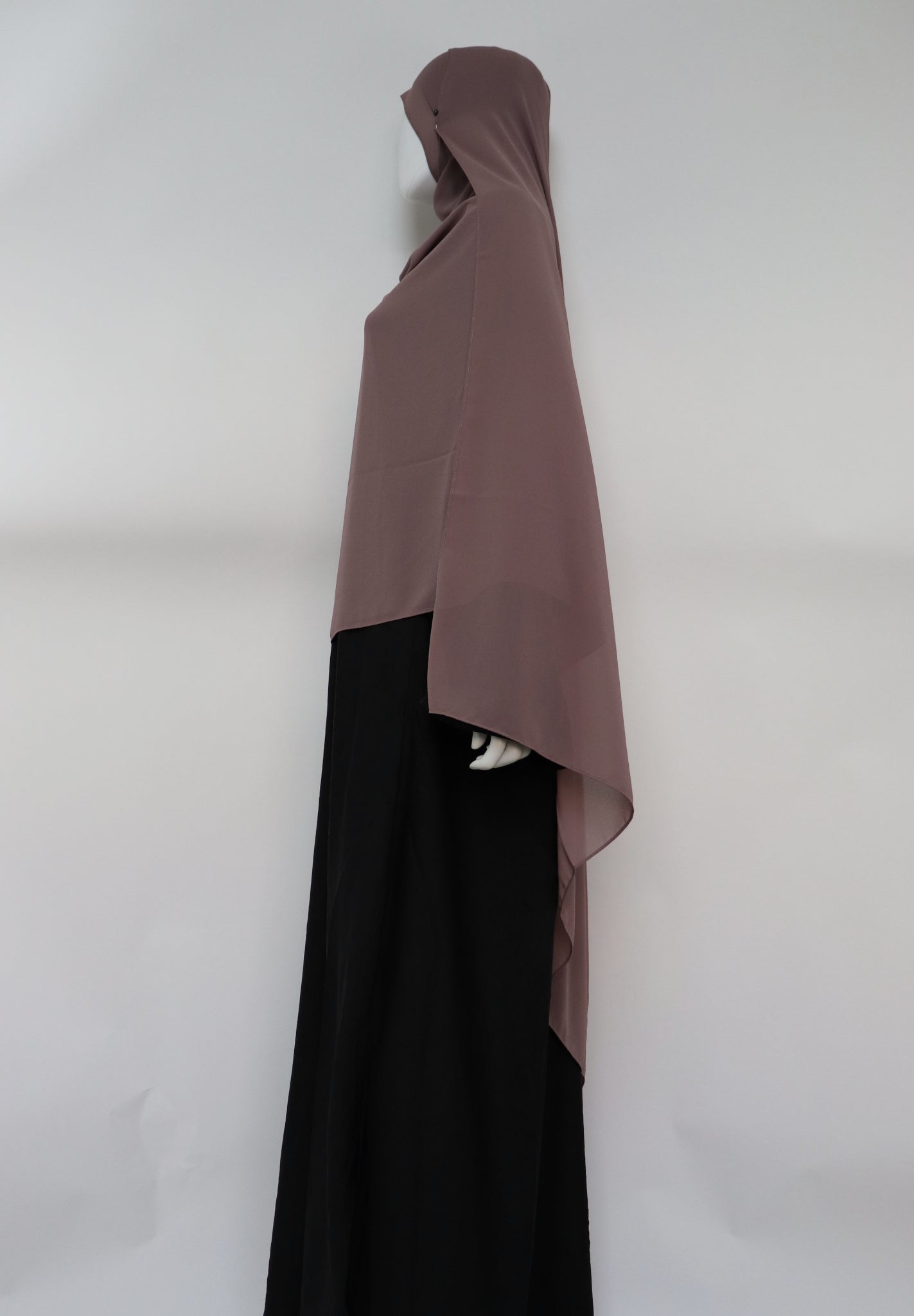 XL Premium Chiffon Hijab - Purplish Taupe