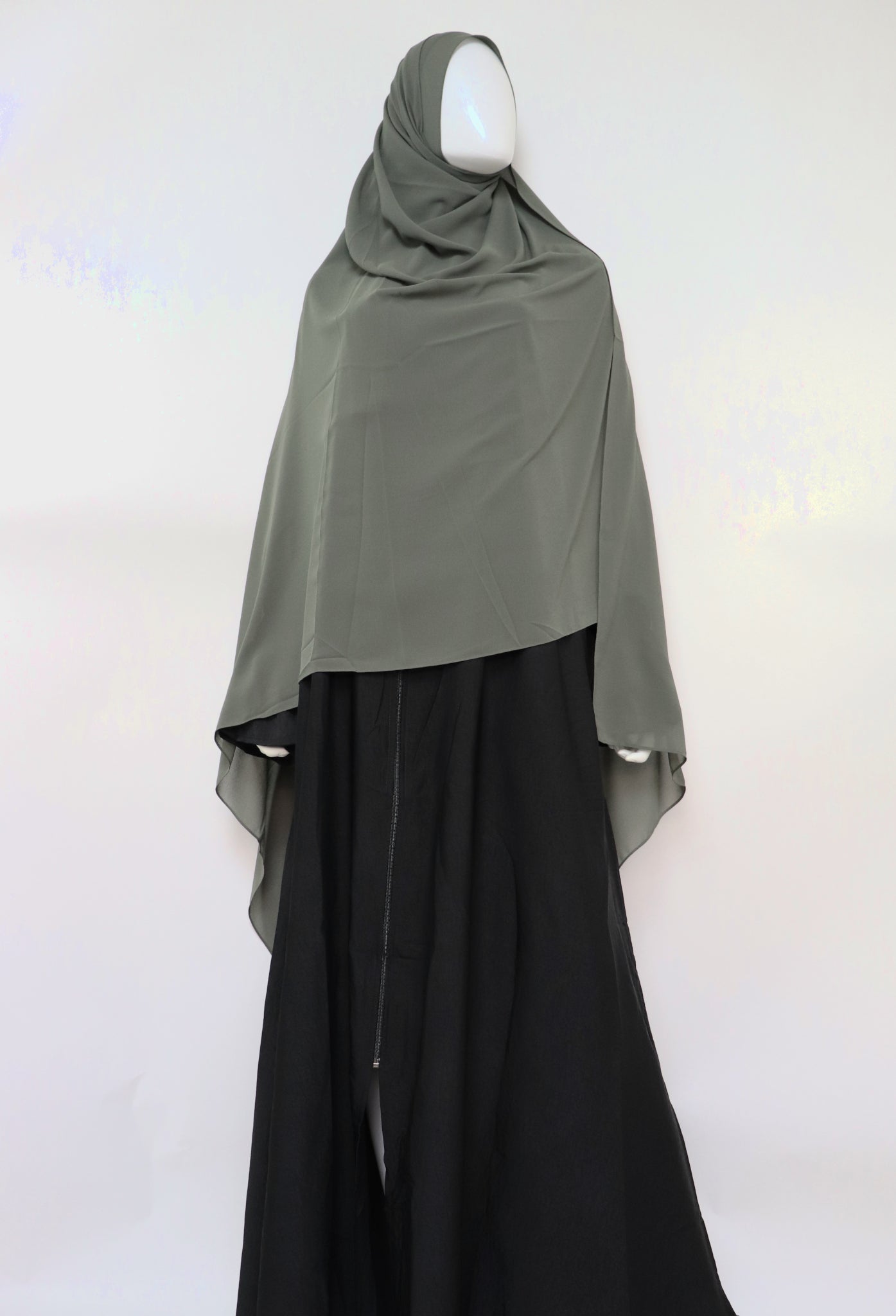 XL Premium Chiffon Hijab - Deep Khaki