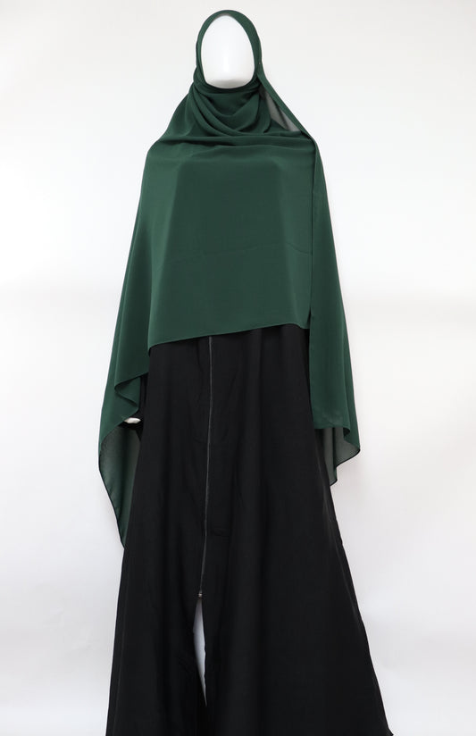 XL Premium Chiffon Hijab - Emerald