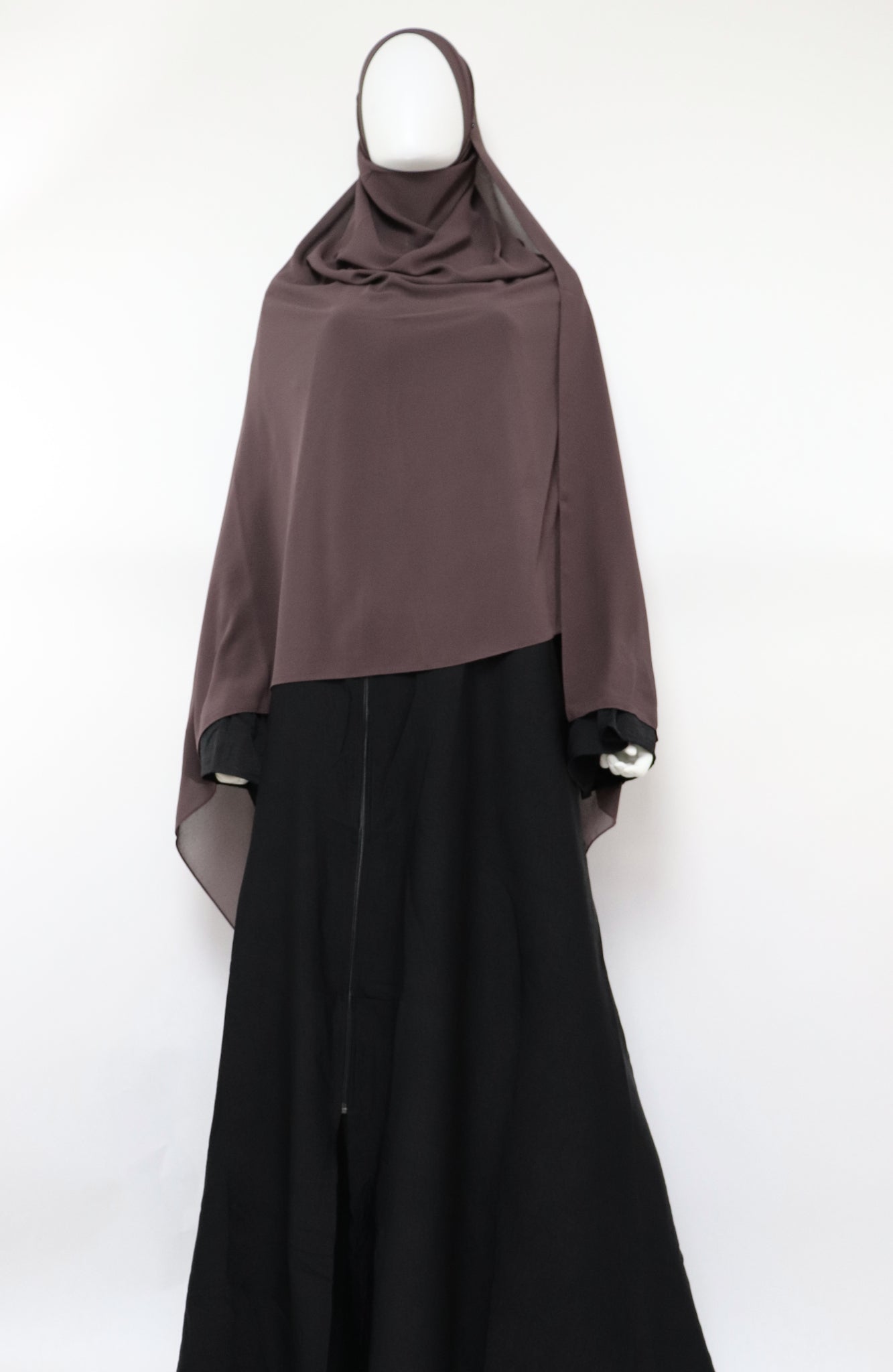 XL Premium Chiffon Hijab - Coffee