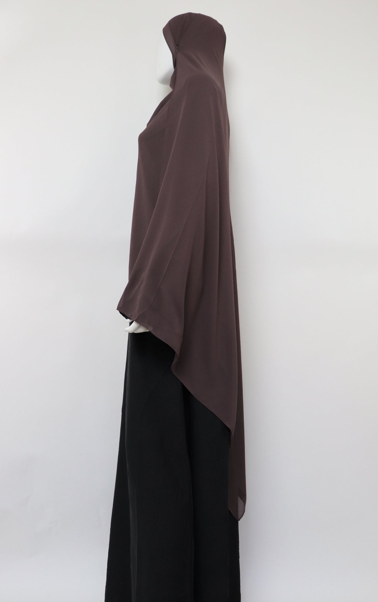 XL Premium Chiffon Hijab - Coffee