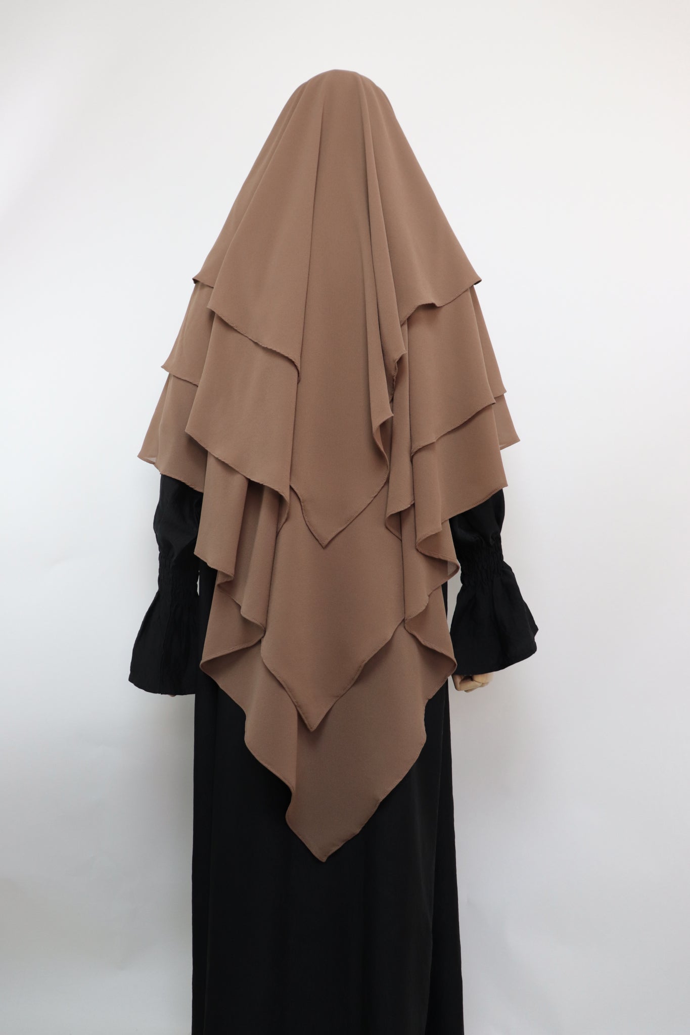 3 Layer Diamond Khimar - Mocha