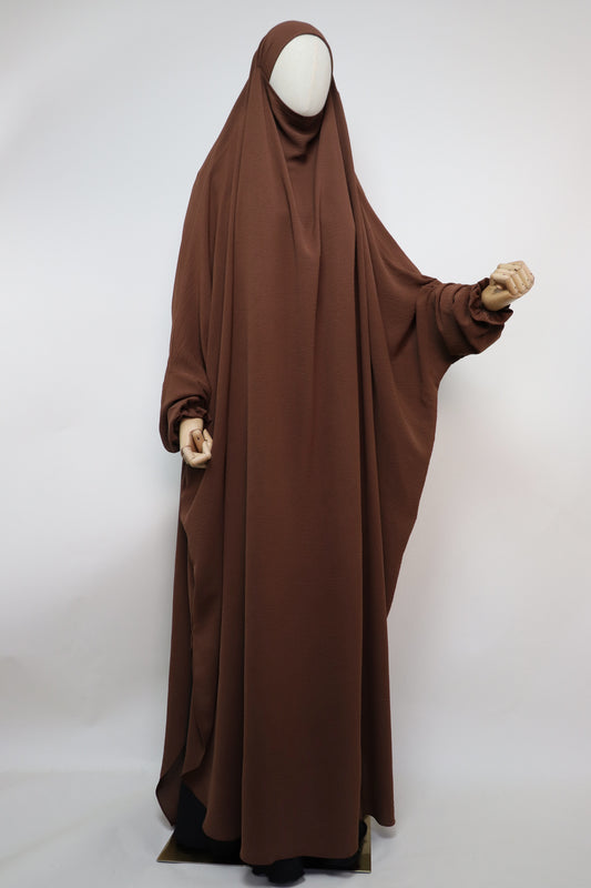 One Piece Full Length Jilbab - Copper