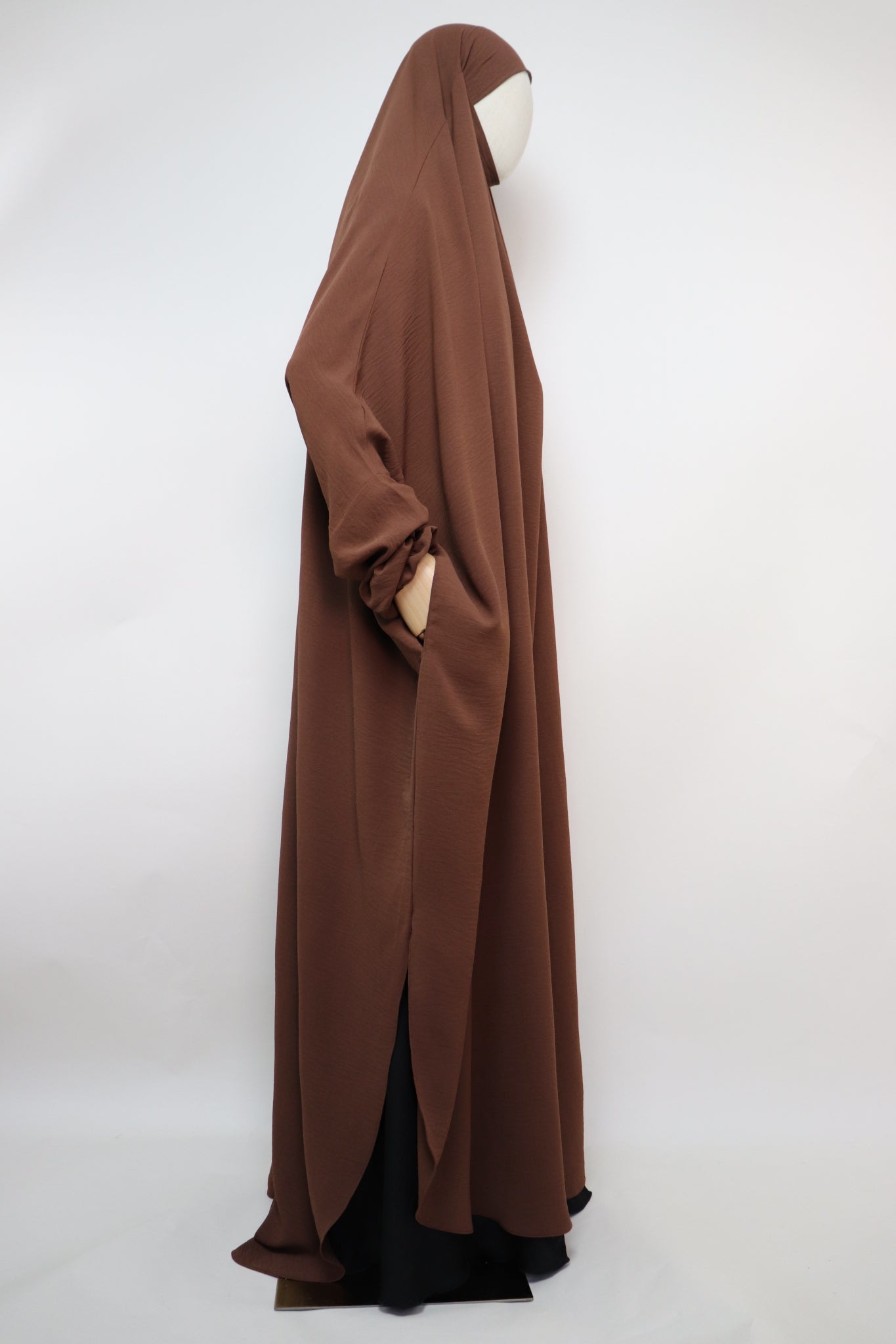 One Piece Full Length Jilbab - Copper
