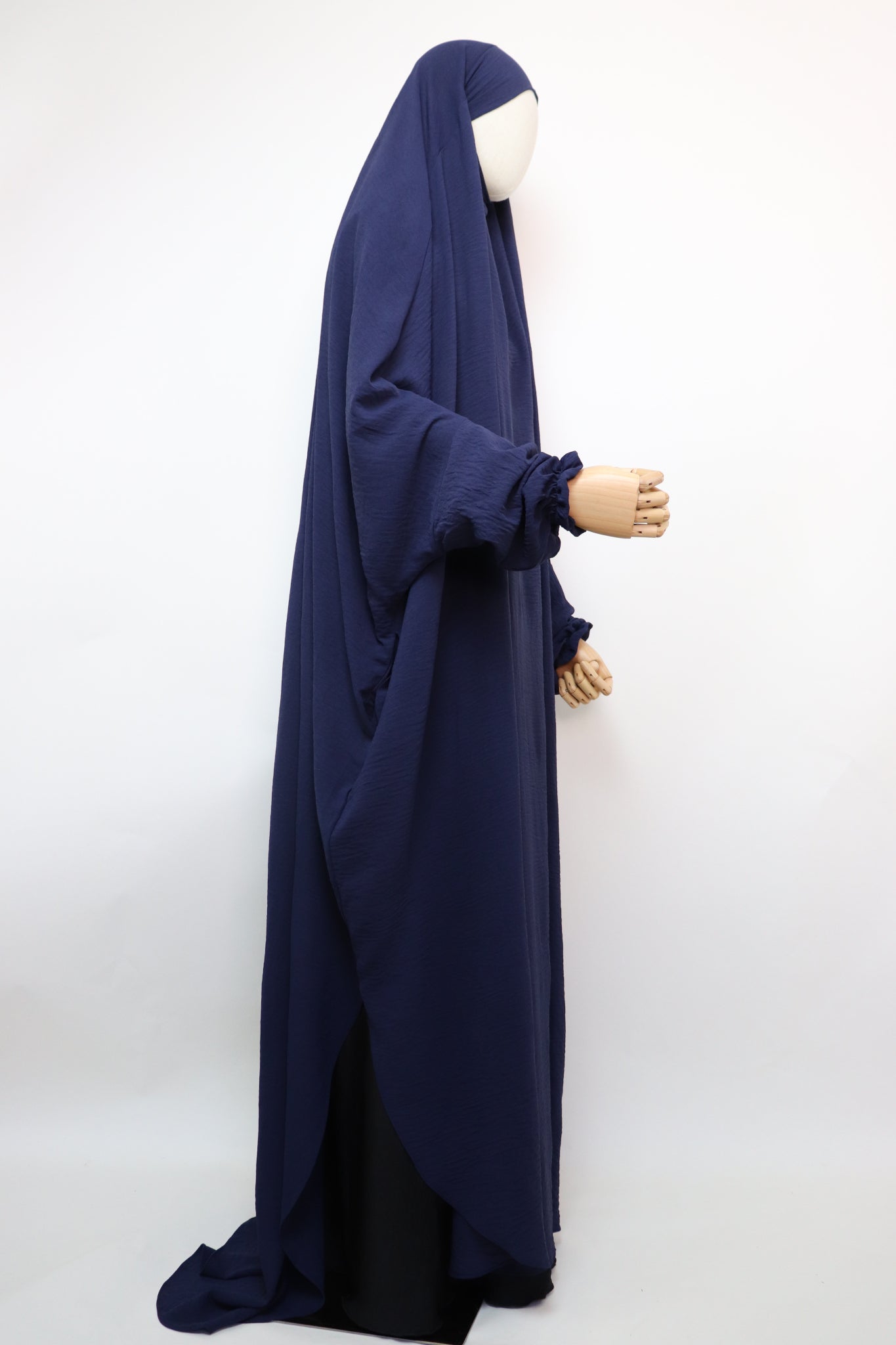 One Piece Full Length Jilbab - Navy