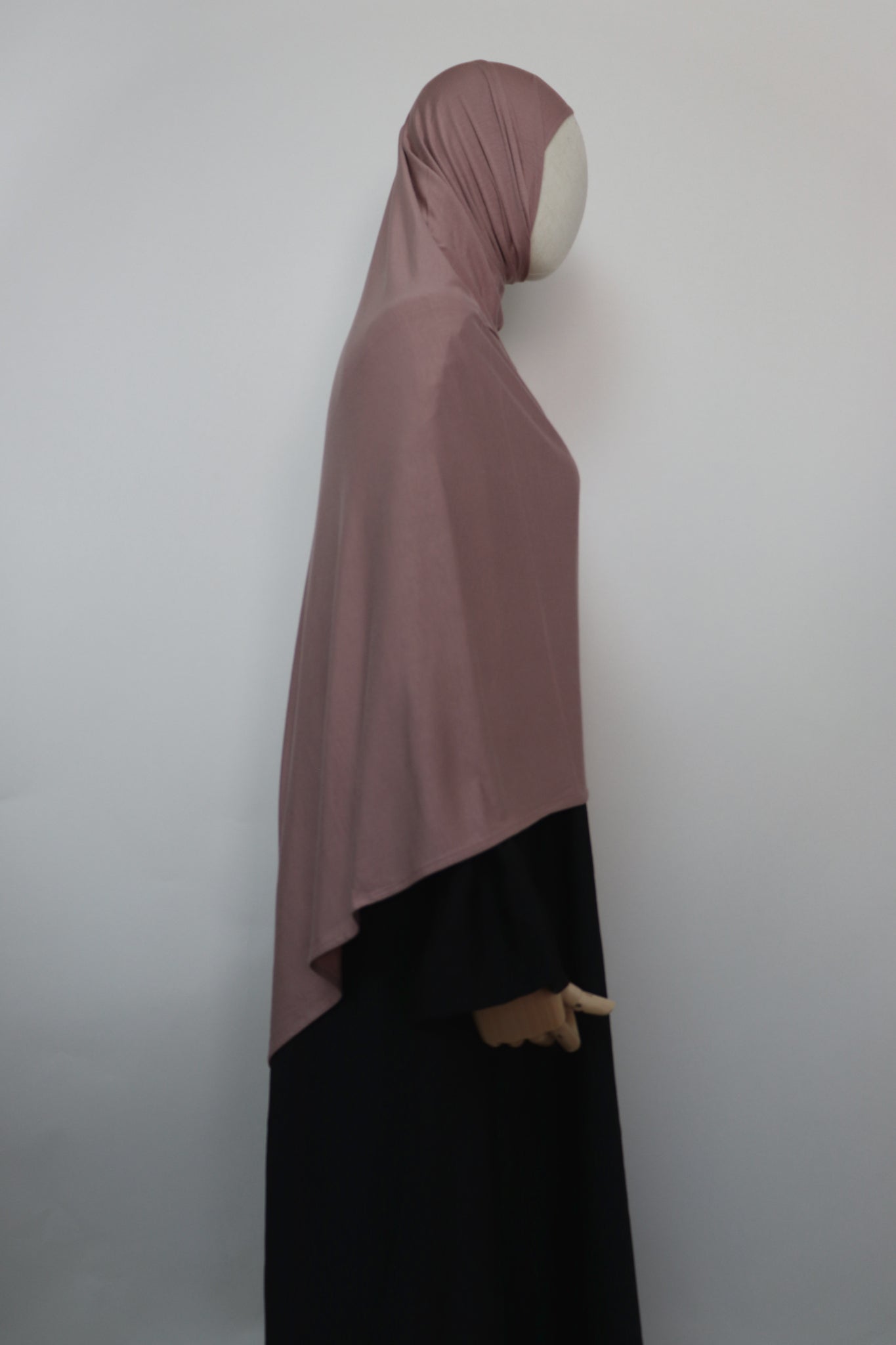 Premium Maxi Jersey Hijab - Mauve Brown