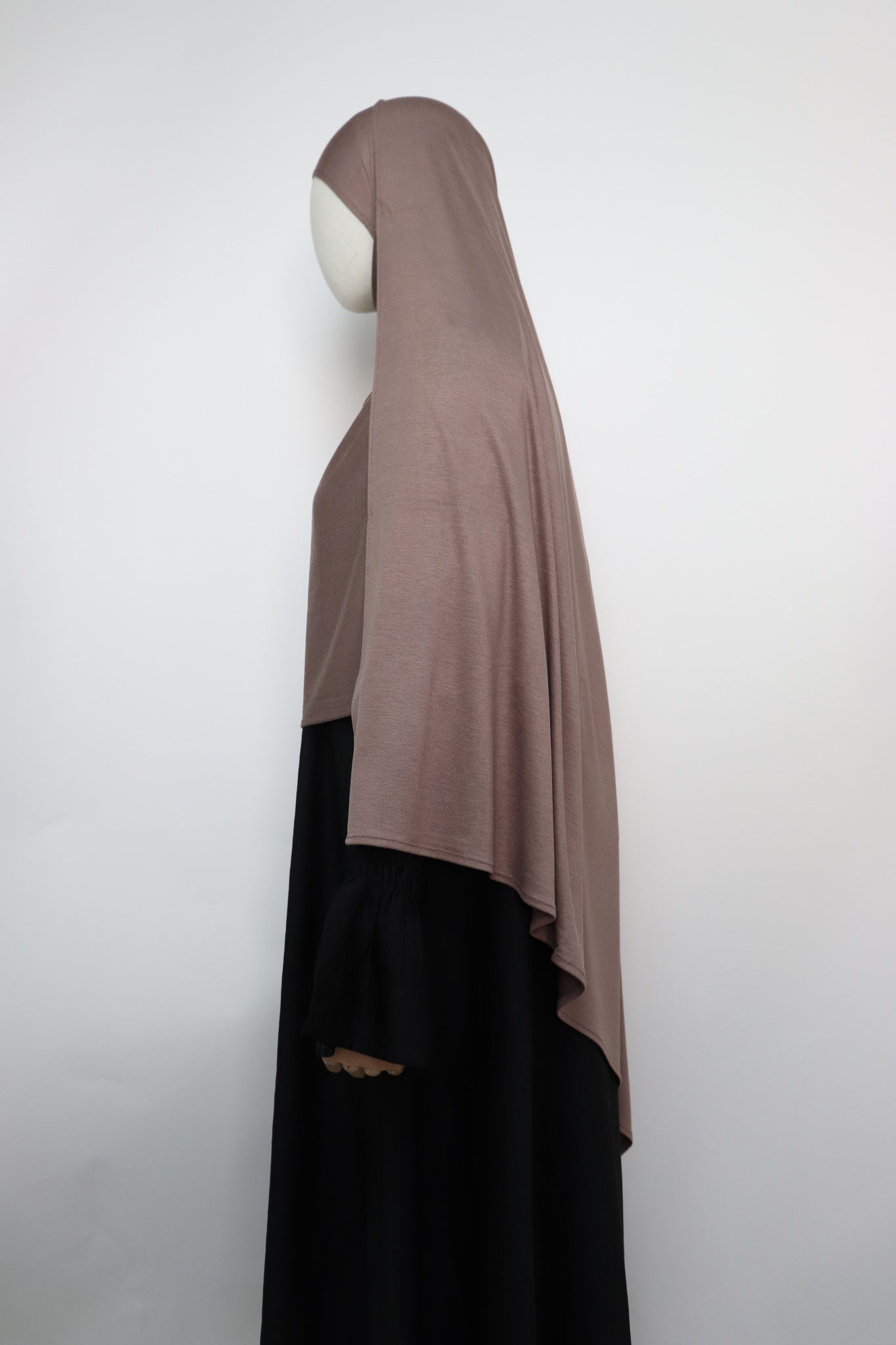 Premium Maxi Jersey Hijab - Light Choco
