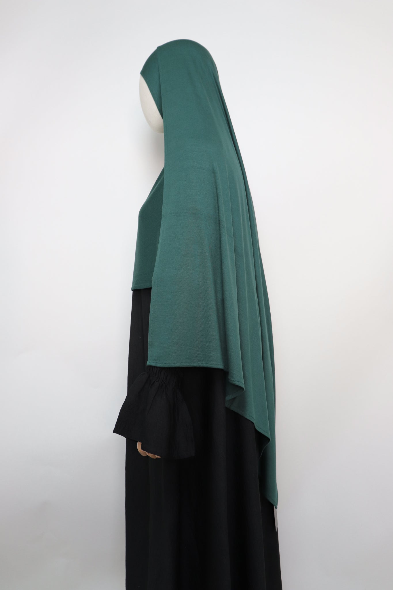 Premium Maxi Jersey Hijab - Emerald