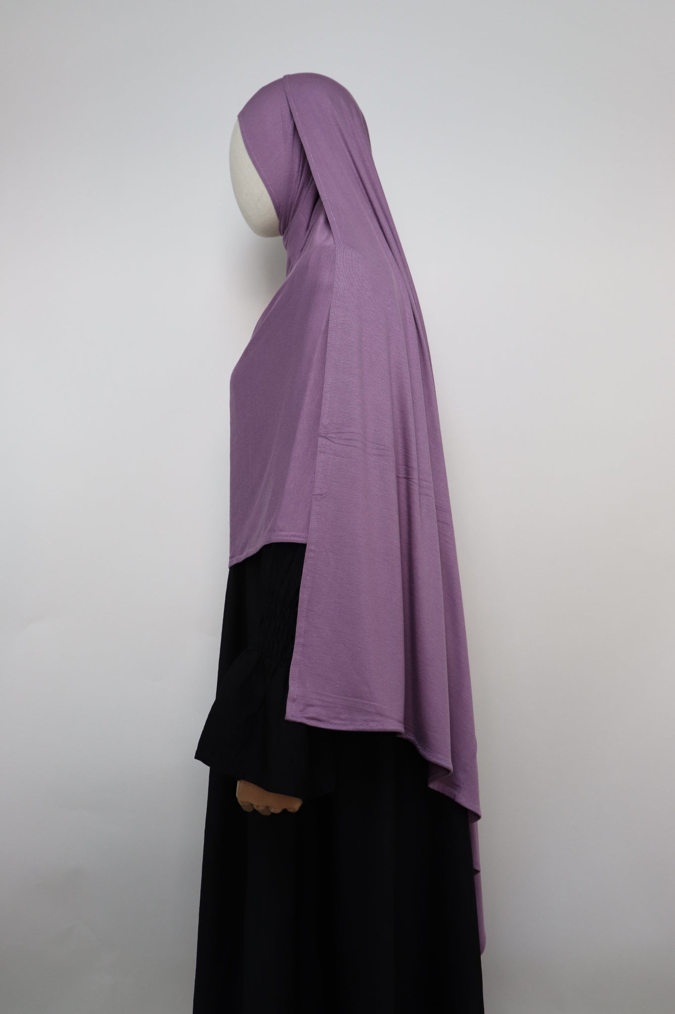 Premium Maxi Jersey Hijab - Dusty Lilac