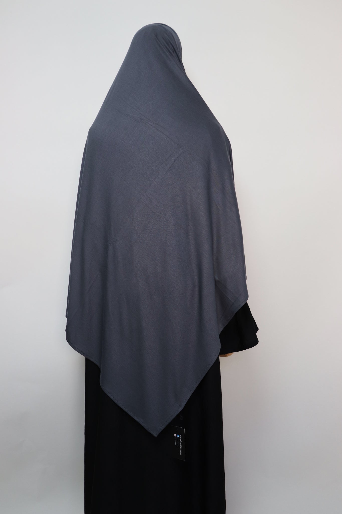 Premium Maxi Jersey Hijab - Dark Gray