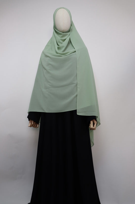 XL Premium Chiffon Hijab - Avocado