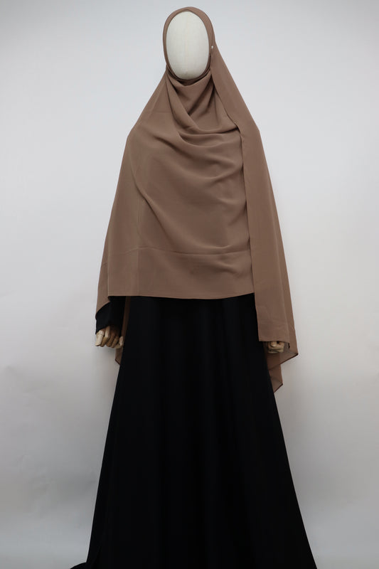 XL Premium Chiffon Hijab - Nutmeg