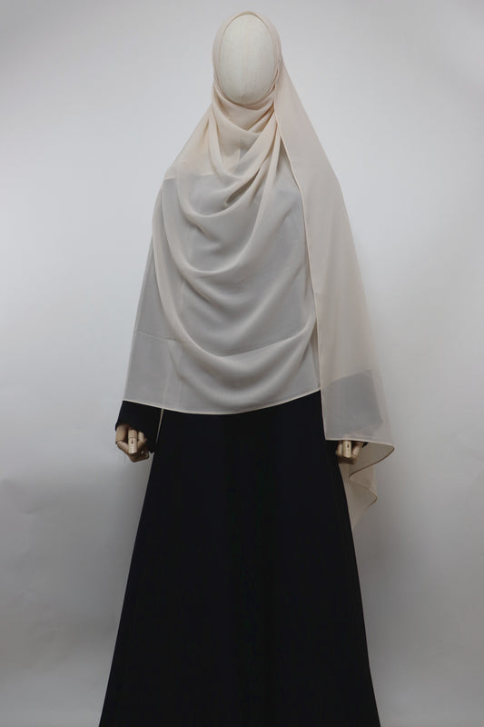 XL Premium Chiffon Hijab - Dove