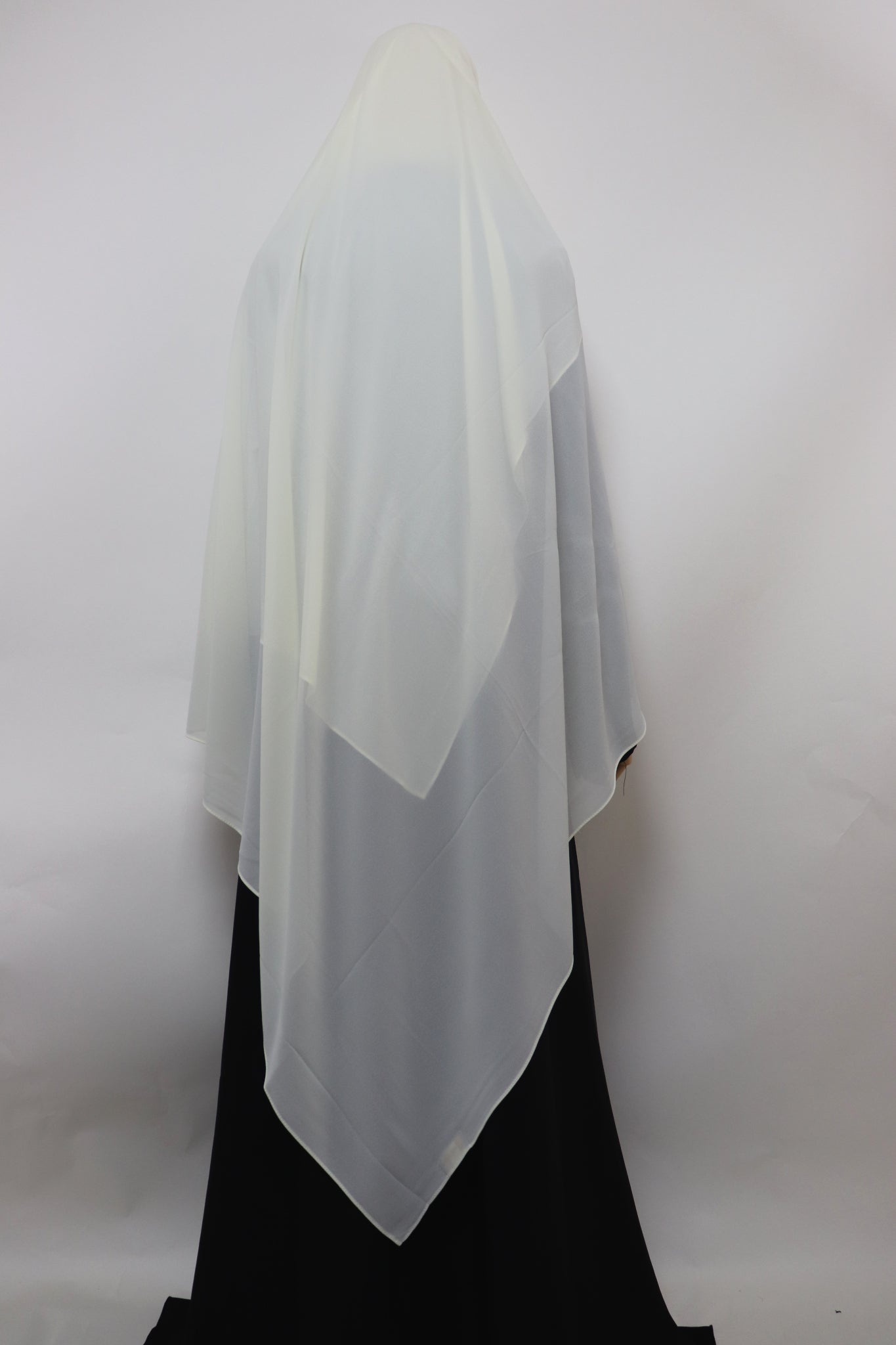 XL Premium Chiffon Hijab - Cream