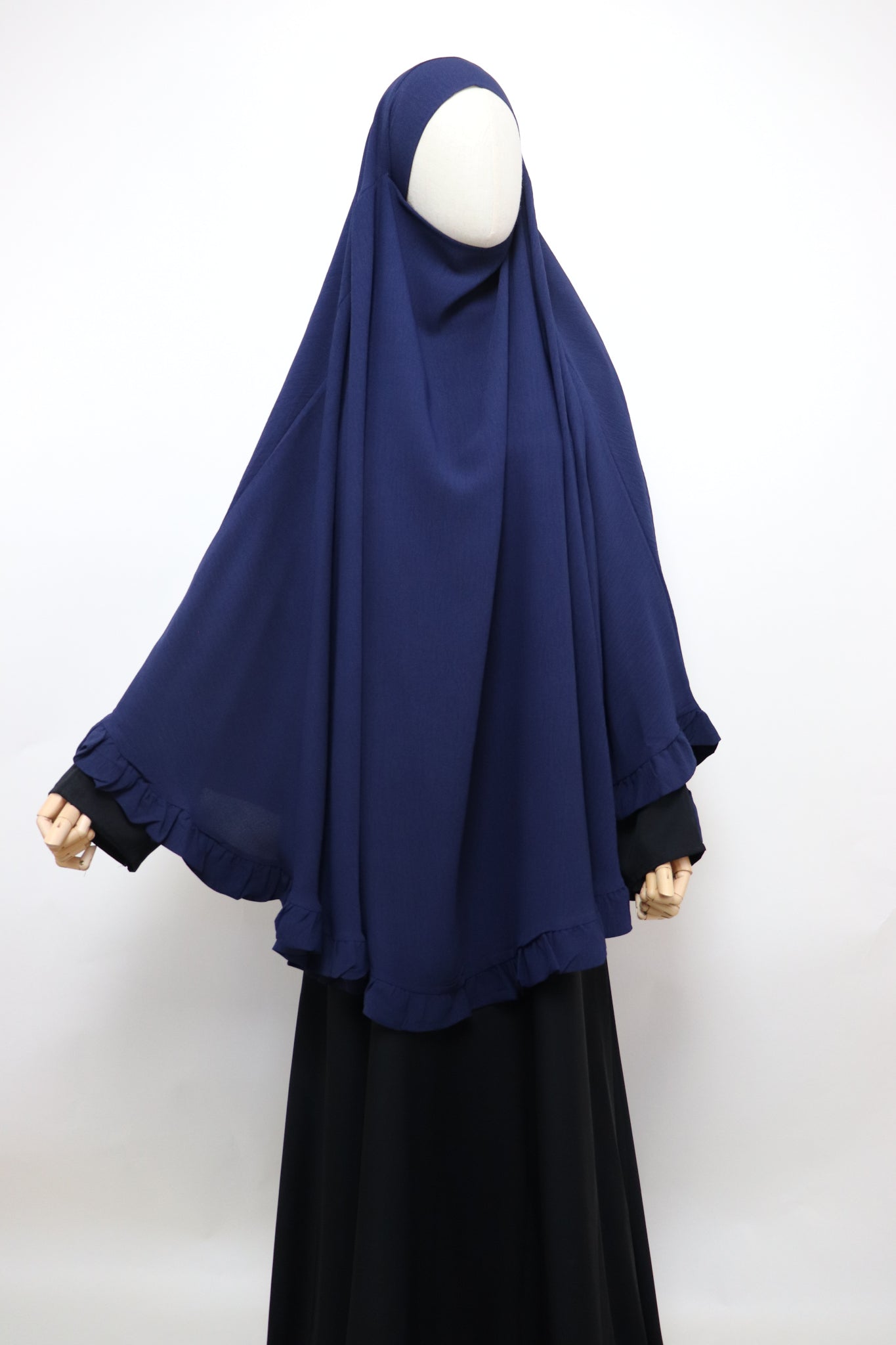 Raffle Crinkle Khimar - Navy