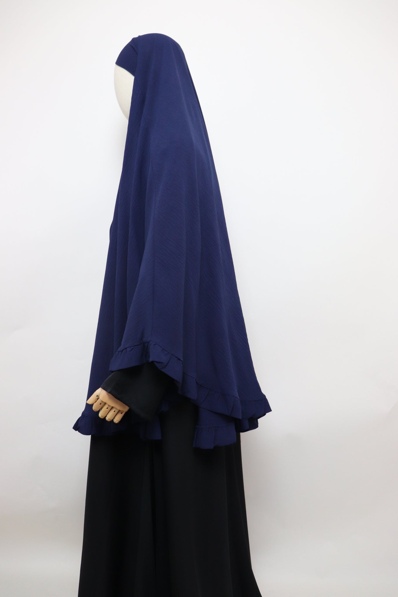 Raffle Crinkle Khimar - Navy
