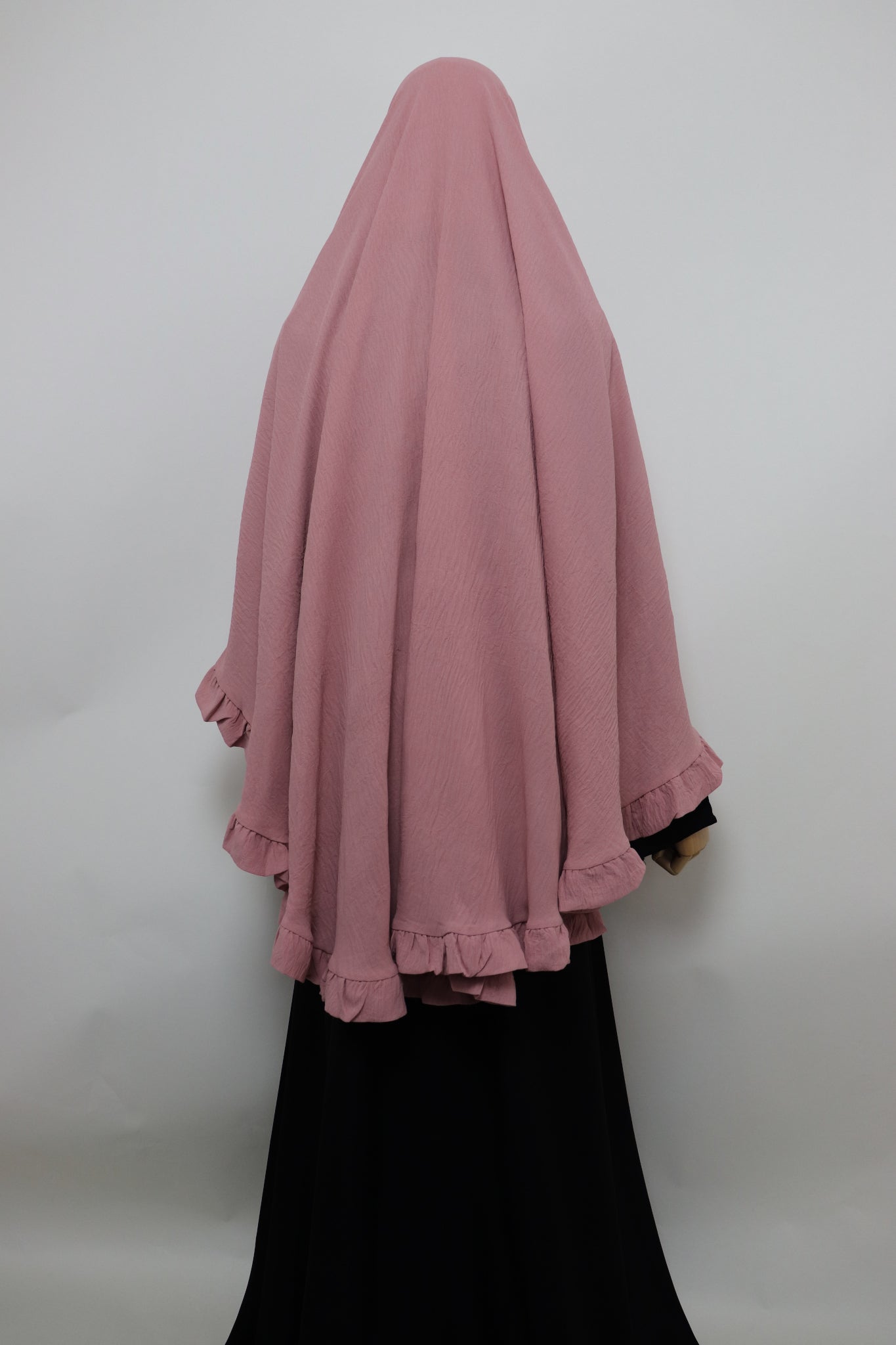 Raffle Crinkle Khimar - Pink