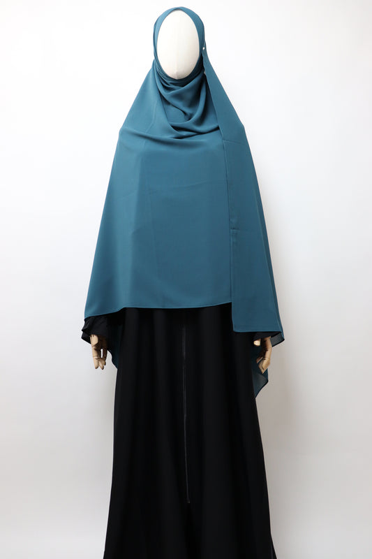 2XL Premium Chiffon Hijab - Teal
