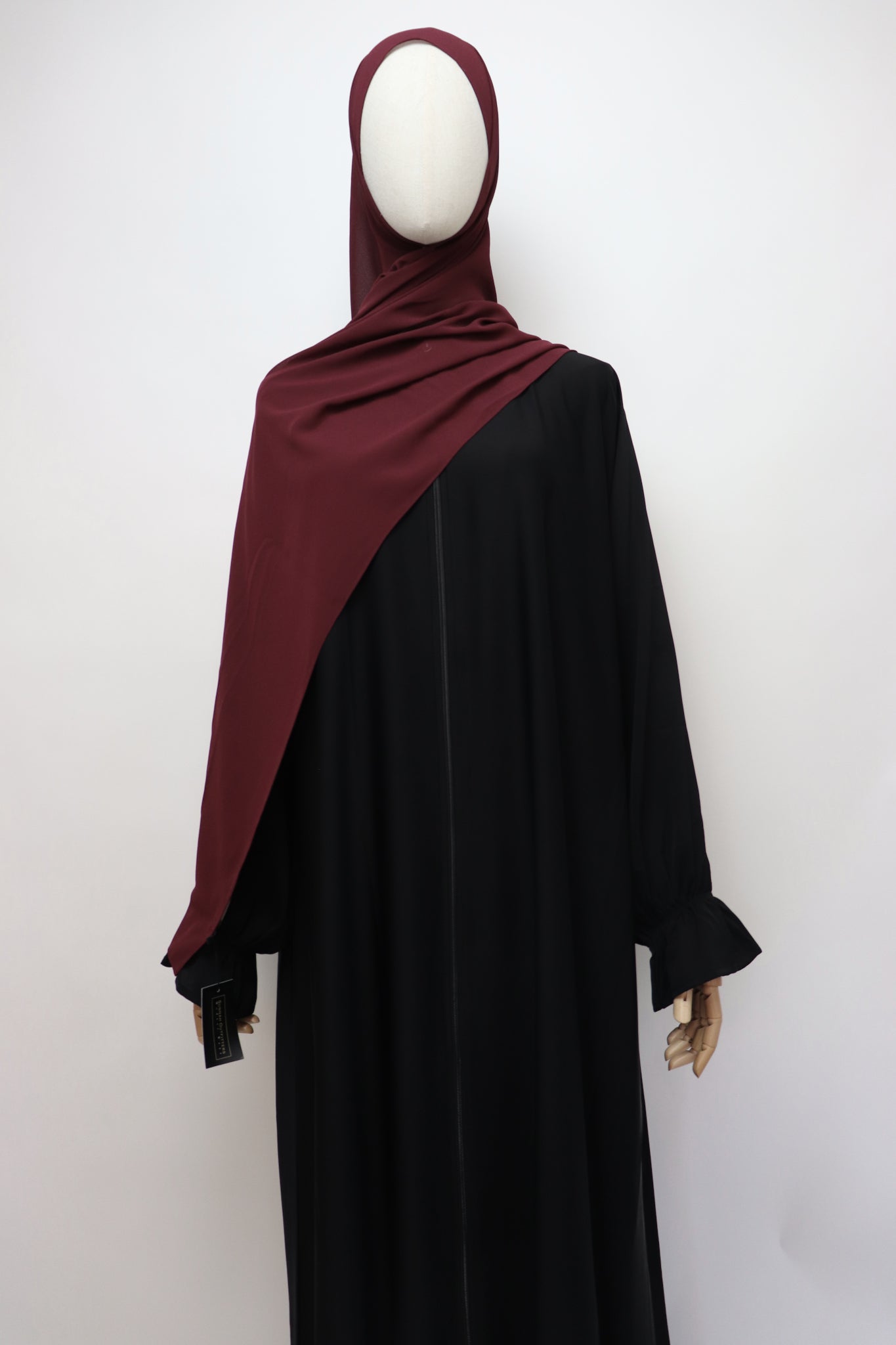Premium Chiffon Hijab Standard Size - Burgundy