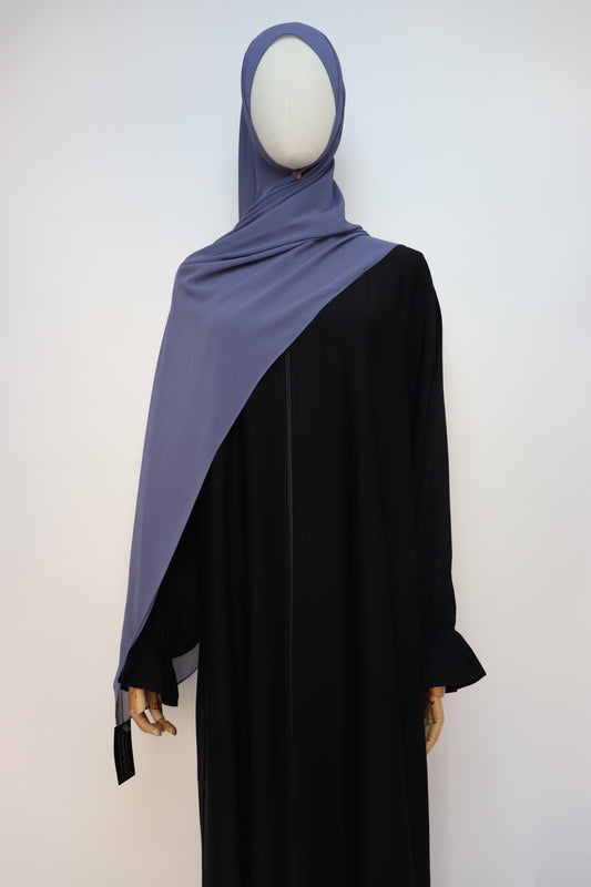 Premium Chiffon Hijab Standard Size - Dusty Blue
