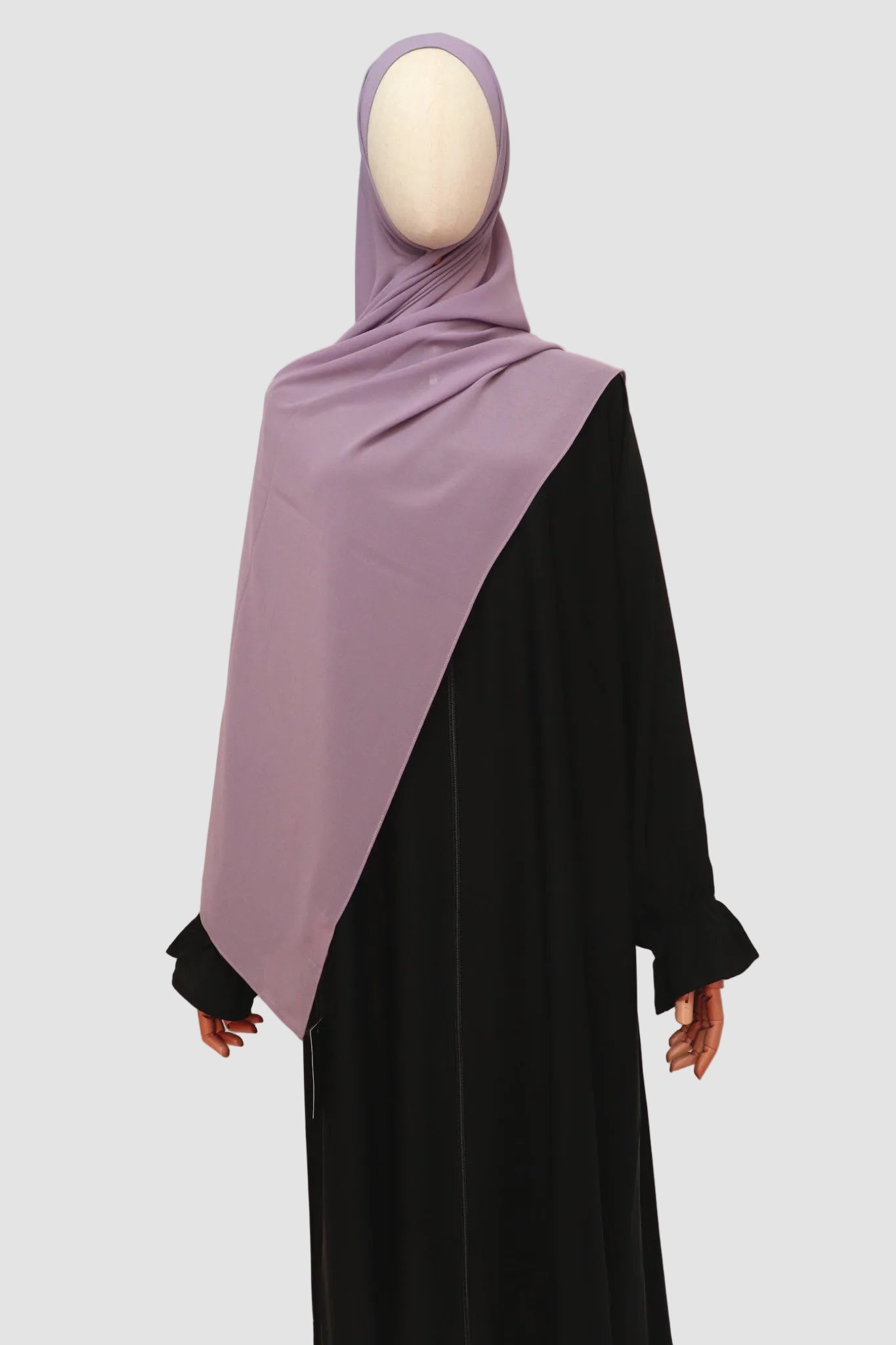 Premium Chiffon Hijab Standard Size - Dusty Lilac