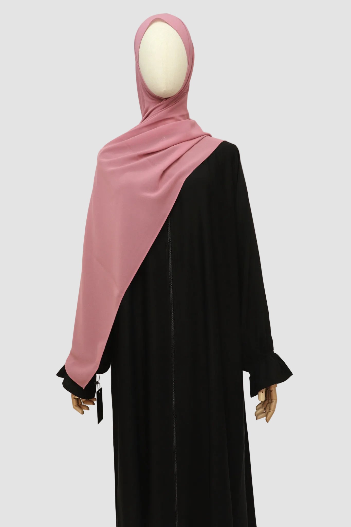Premium Chiffon Hijab Standard Size - Dusty Pink