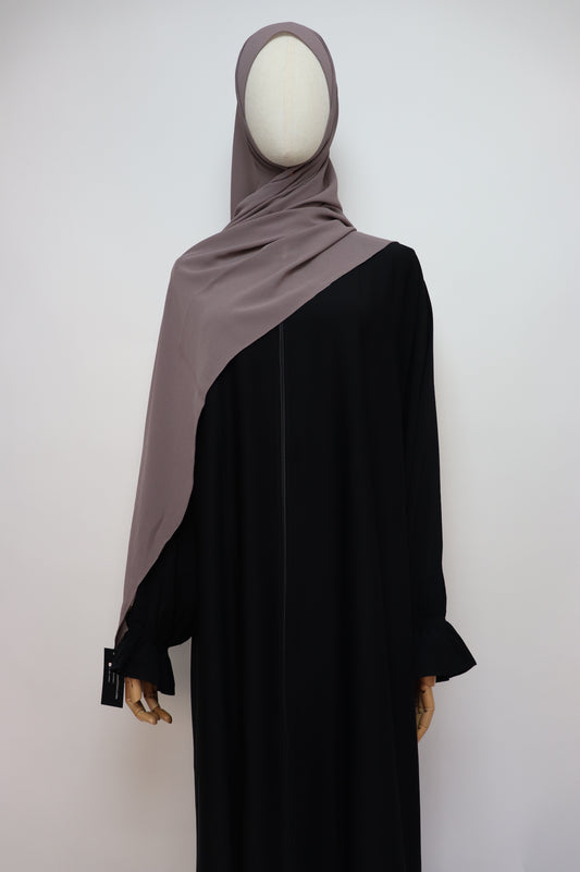 Premium Chiffon Hijab Standard Size - Greyish Mauve
