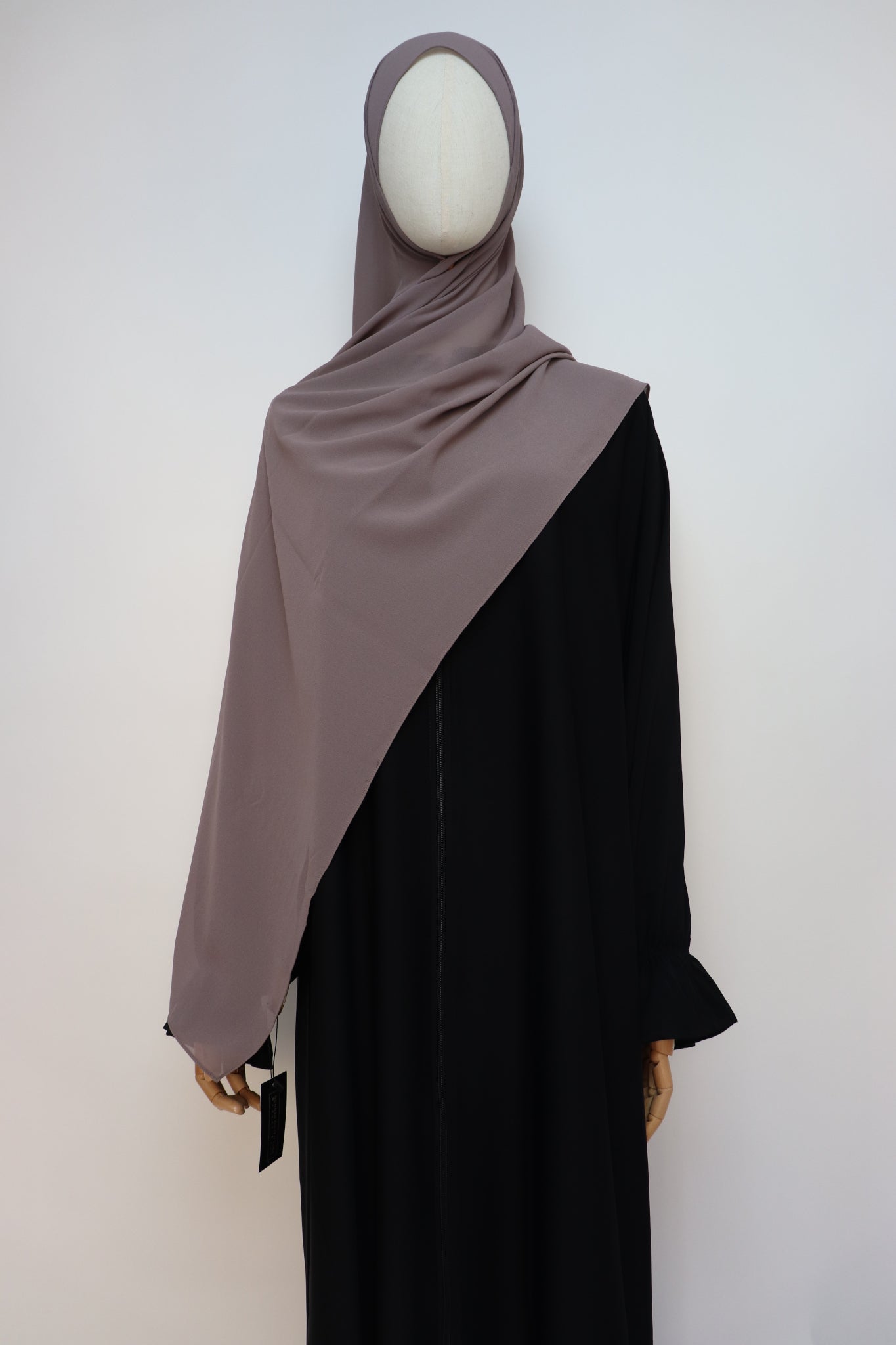 Premium Chiffon Hijab Standard Size - Greyish Mauve