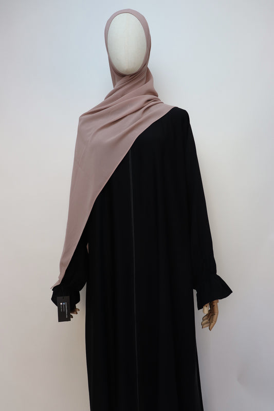 Premium Chiffon Hijab Standard Size - Pale Mauve