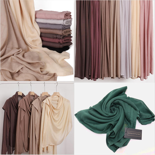 Lightweight Maxi Modal Hijab 34 Colors