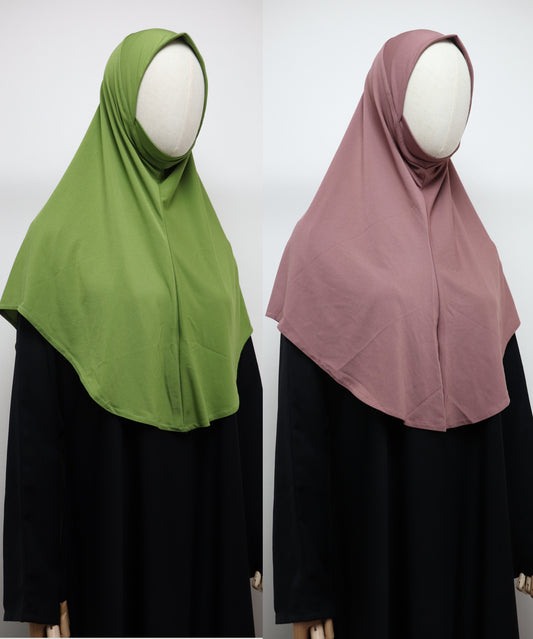One Piece Amira Slip On Instant Hijab - Standard Size
