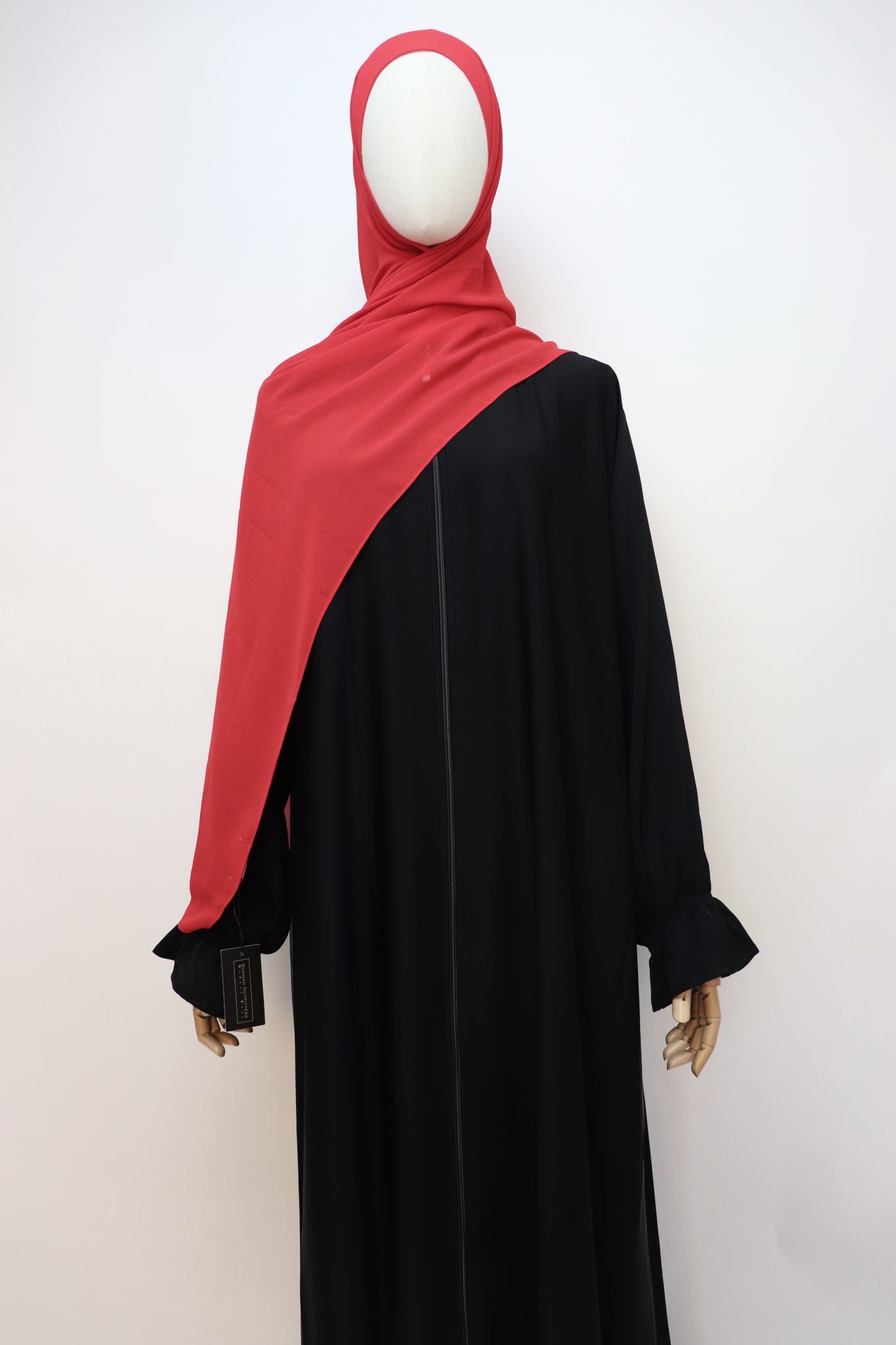Premium Chiffon Hijab Standard Size - Red