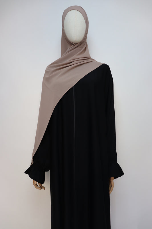 Premium Chiffon Hijab Standard Size - Taupe
