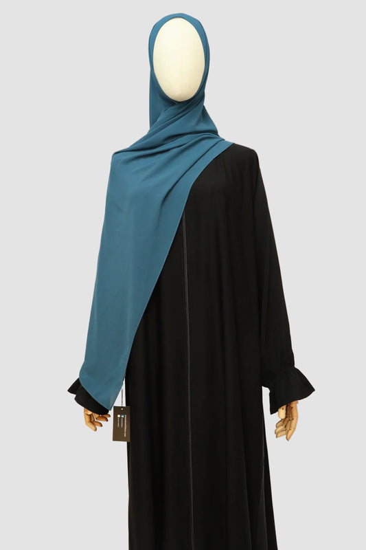 Premium Chiffon Hijab Standard Size - Teal