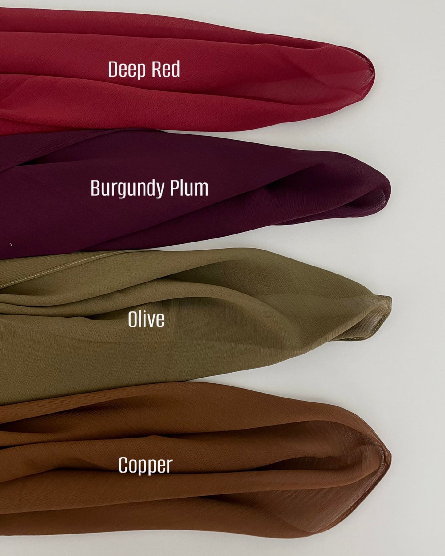 Premium Crinkle Chiffon Hijab 26 Colors