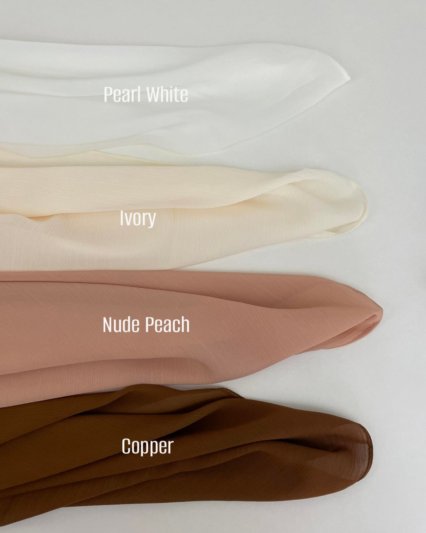 Premium Crinkle Chiffon Hijab 26 Colors