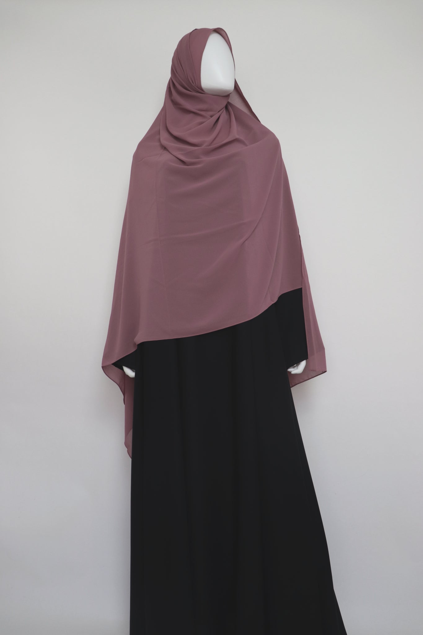 XL Premium Chiffon Hijab - Light Mauve
