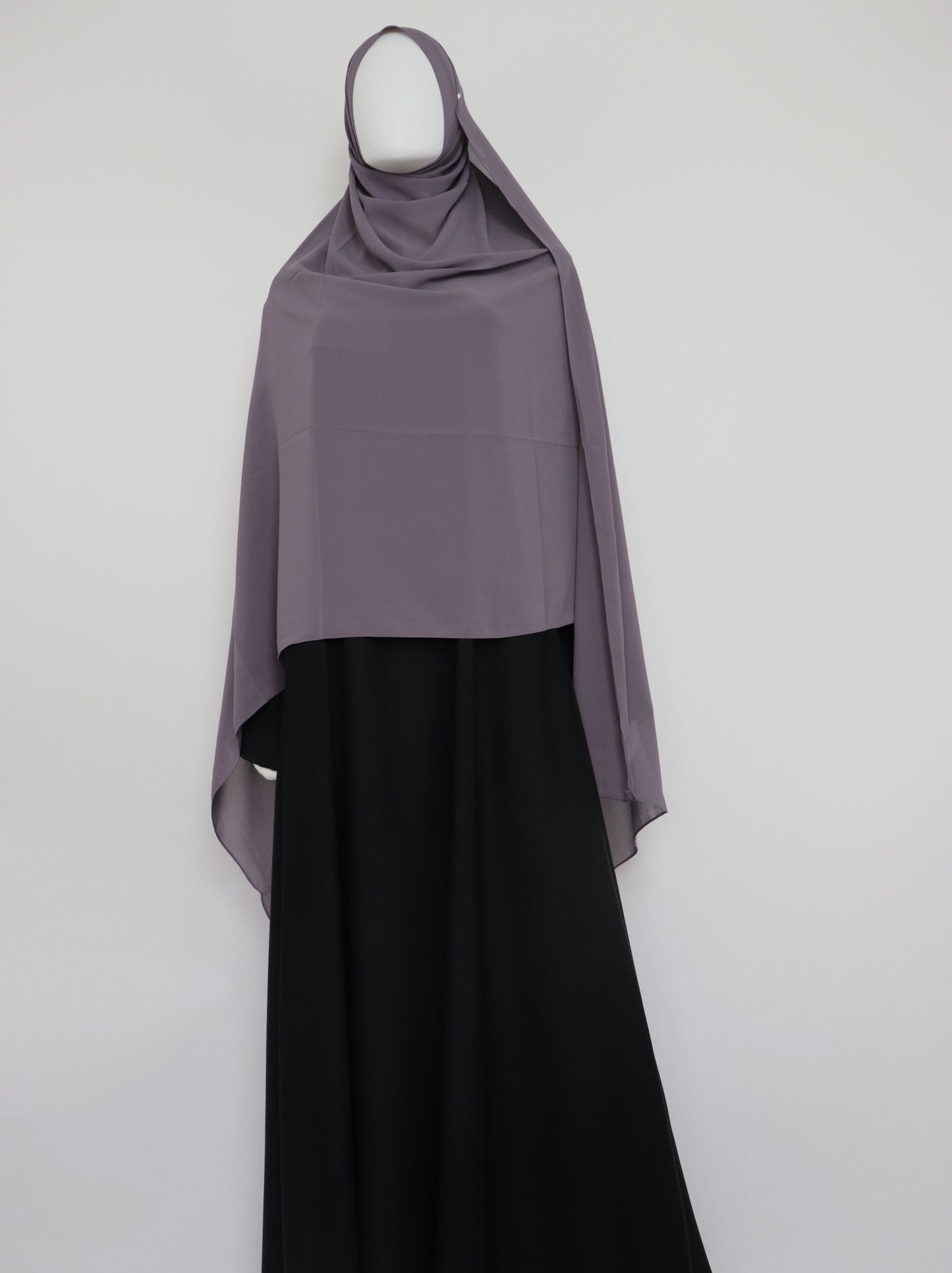 XL Premium Chiffon Hijab - Deep Lilac
