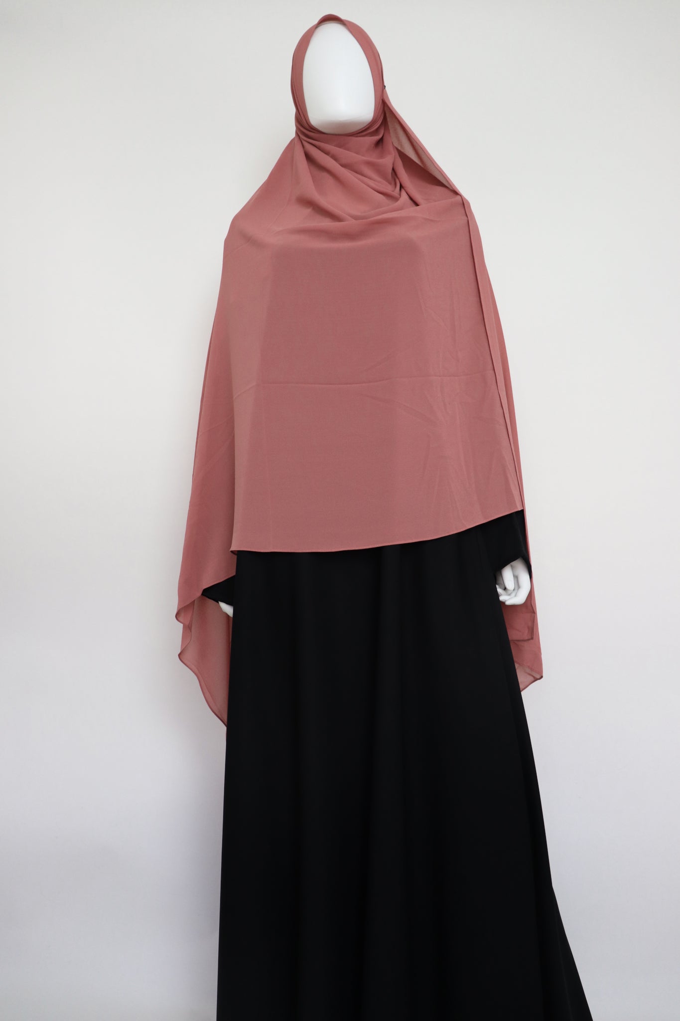 XL Premium Chiffon Hijab - Peony