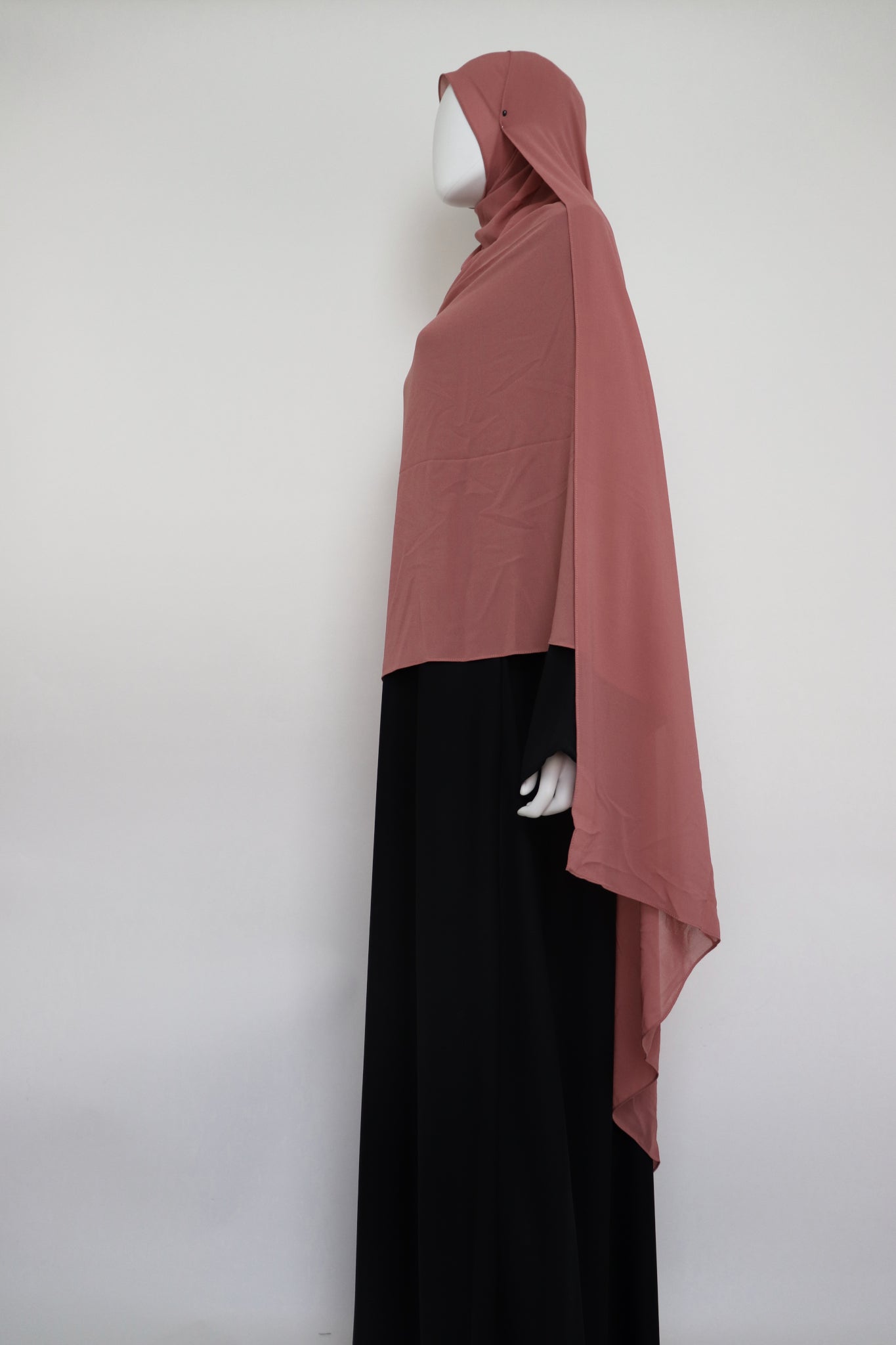 XL Premium Chiffon Hijab - Peony