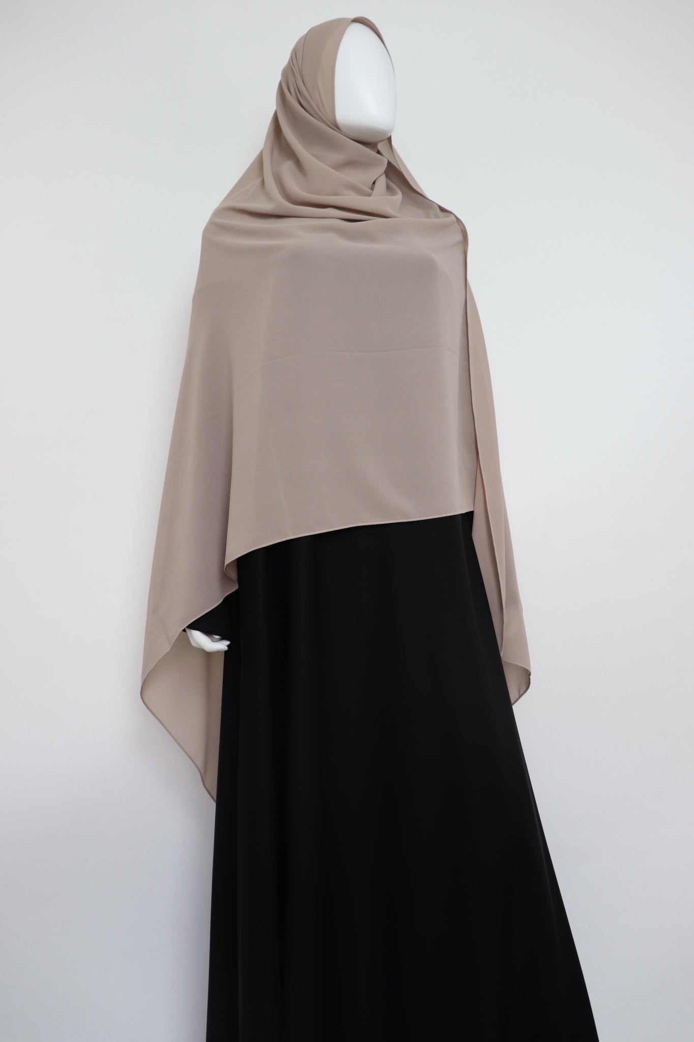 XL Premium Chiffon Hijab - Taupe