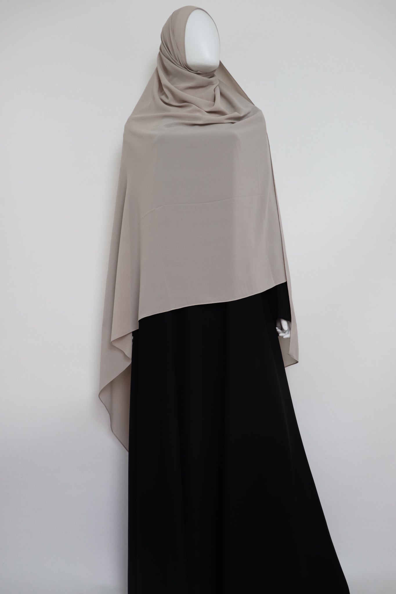 XL Premium Chiffon Hijab - Pebble