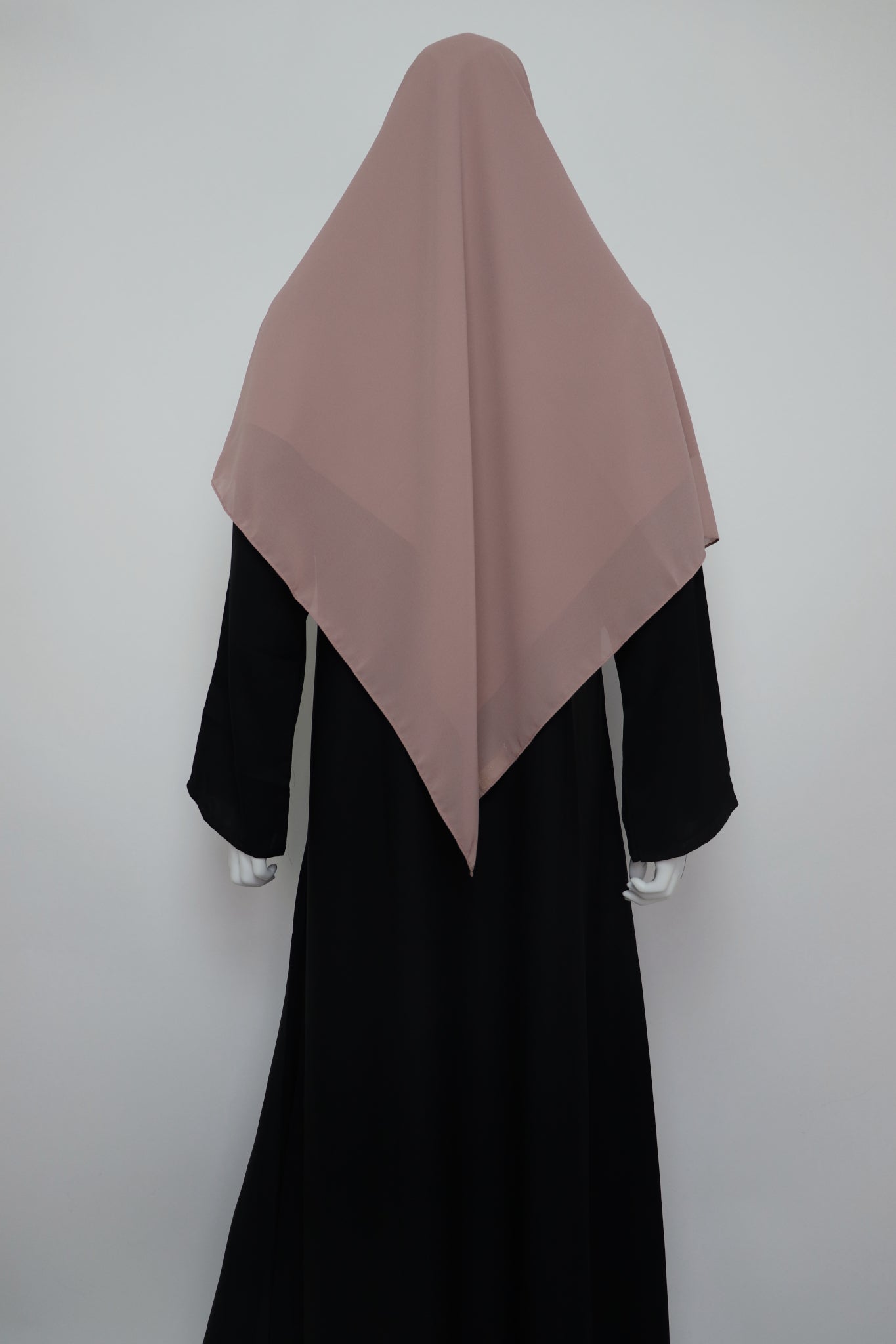 Square Premium Chiffon Hijab - Mauve Brown