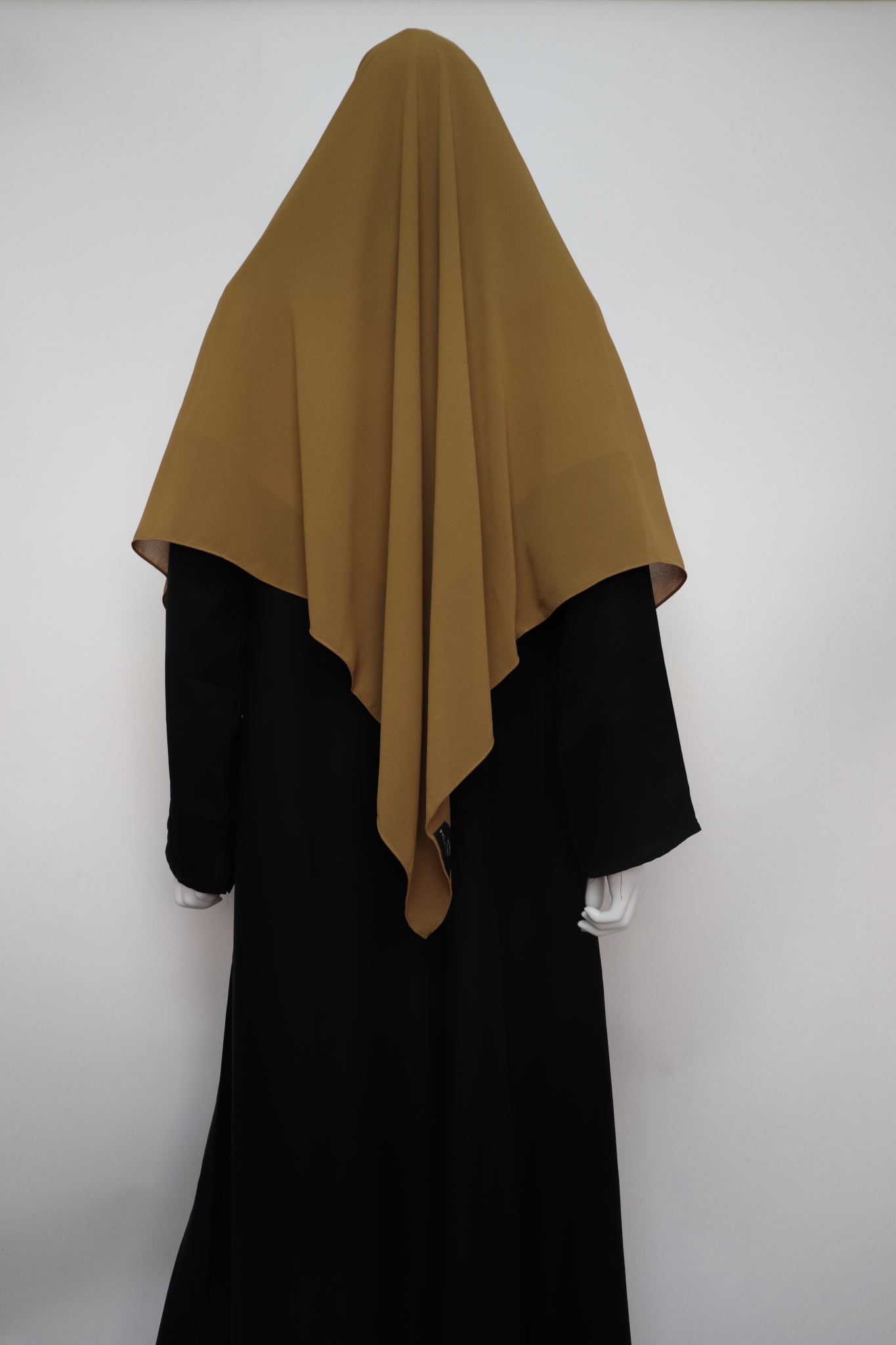 Square Premium Chiffon Hijab - Deep Mustard