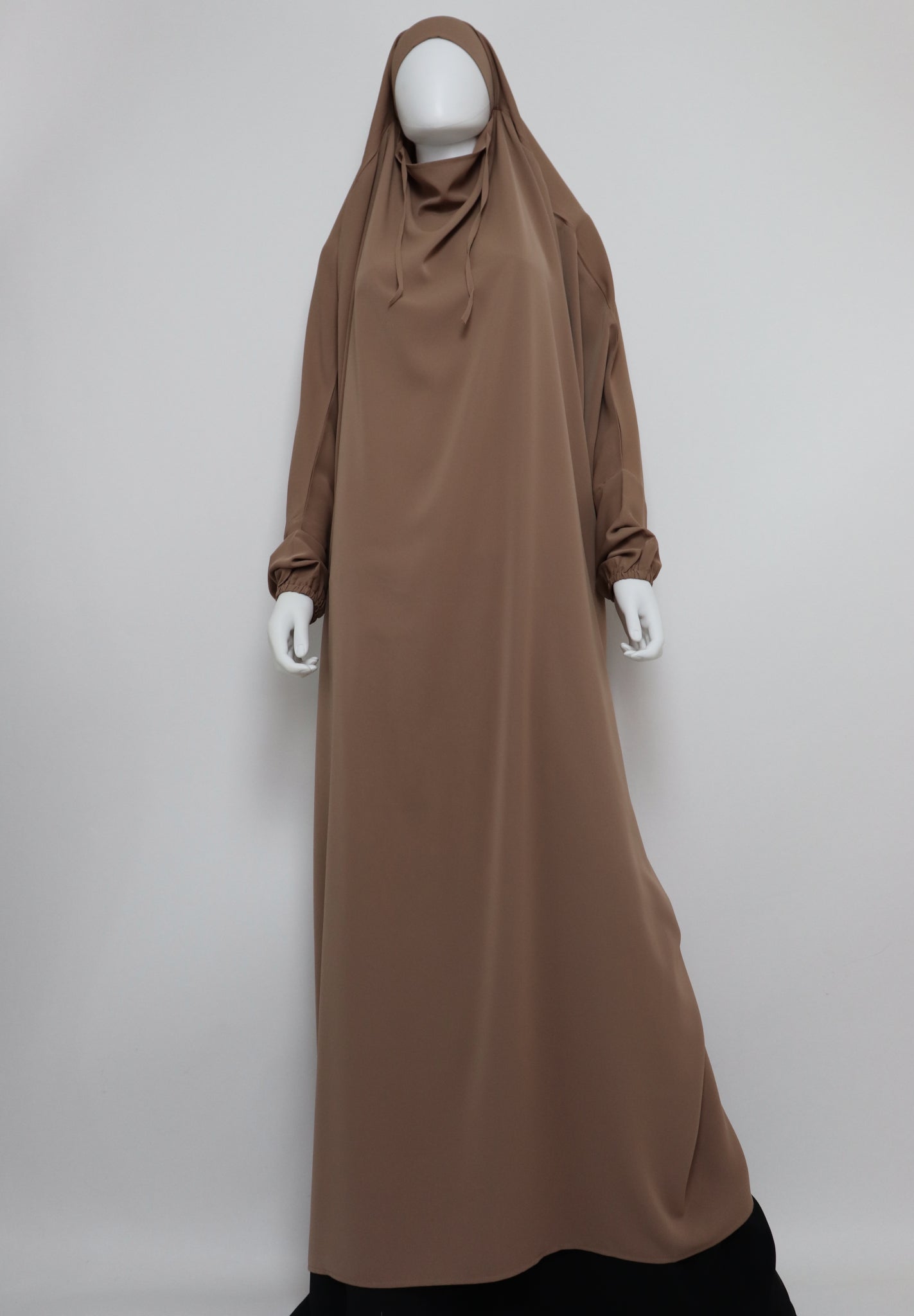 One Piece Full Length Jilbab - Camel